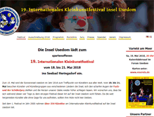 Tablet Screenshot of kleinkunst-festival.com